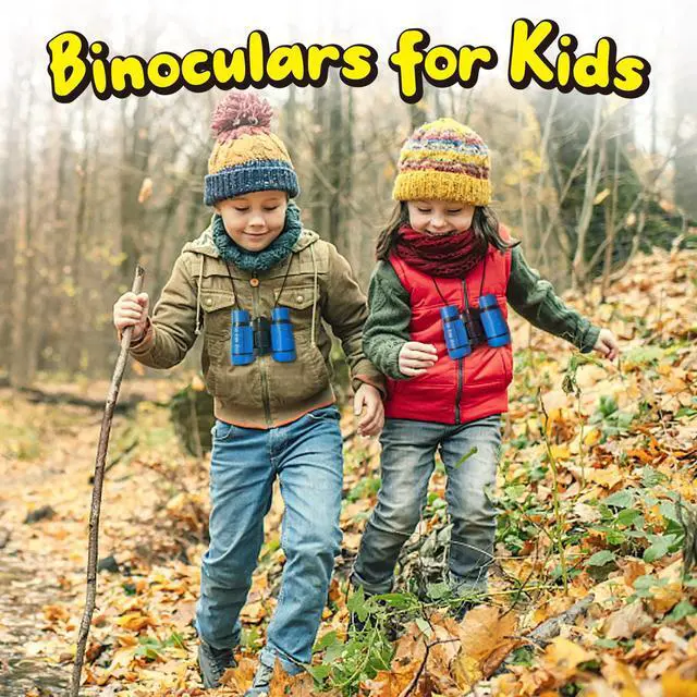 Alt view image 5 of 6 - ESSENSON Binoculars for Kids, Age 3-12 Years Boys Girls, Dark Blue | Telescope Outdoor Toys, Sports and Outside Play, Hiking, Bird Watching, Travel, Camping, Birthday Presents