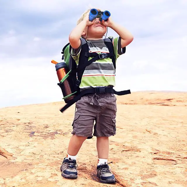 Alt view image 6 of 6 - ESSENSON Binoculars for Kids, Age 3-12 Years Boys Girls, Dark Blue | Telescope Outdoor Toys, Sports and Outside Play, Hiking, Bird Watching, Travel, Camping, Birthday Presents