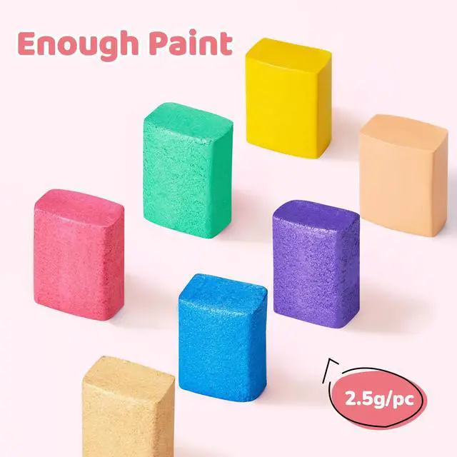 Alt view image 2 of 7 - JoyCat Paint with Water Coloring Books for Toddlers (Magical Pony) | Watercolor Painting Set for Kids Ages 3-5 & 4-8, Arts & Crafts Drawing Activity Travel Toy, Birthday Gifts for Boys & Girls