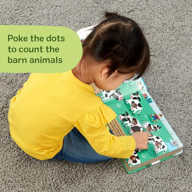 Alt view image 3 of 7 - Melissa & Doug Poke-a-Dot! Old MacDonalds Farm, Interactive Children's Board Book with Buttons to Pop, Educational Sensory Toy for Toddlers & Preschoolers Ages 3+ - FSC Certified | 20-Page Board Book