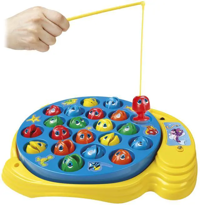 Alt view image 4 of 7 - Let's Go Fishin' Game by Pressman - The Original Fast-Action Fishing Game!, 1-4 players | Board Game for Children from 3 Years, Fishing Game for 1 to 4 Players