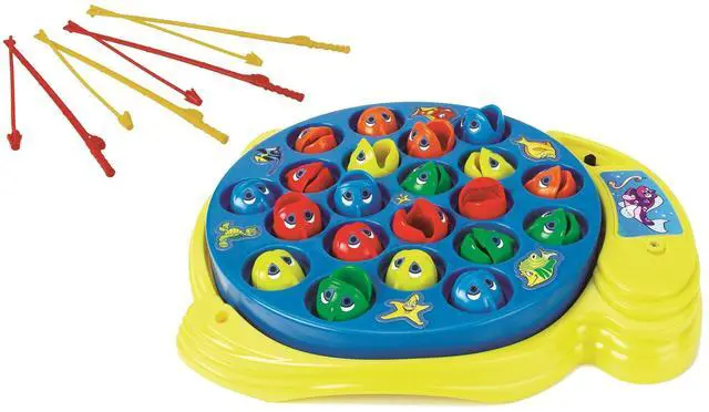 Alt view image 5 of 7 - Let's Go Fishin' Game by Pressman - The Original Fast-Action Fishing Game!, 1-4 players | Board Game for Children from 3 Years, Fishing Game for 1 to 4 Players