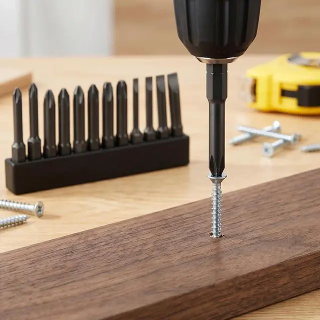 Alt view image 7 of 7 - 12 Pcs Magnetic Screwdriver Bits, S2 Steel Phillips Head Drill Bits 2" Screw Driver Bit Sets for Power Screwdriver Drill Impact Driver (Slotted Phillips)