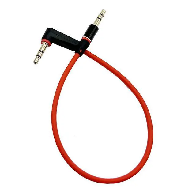 Alt view image 3 of 6 - Seadream 3.5mm Aux Cable Short 2Pack 8inch 3Port | 3.5mm Right Angle Male to Male Stereo Audio Cable Replacement for Headphones, iPods, iPhones, iPads, Home / Car Stereos