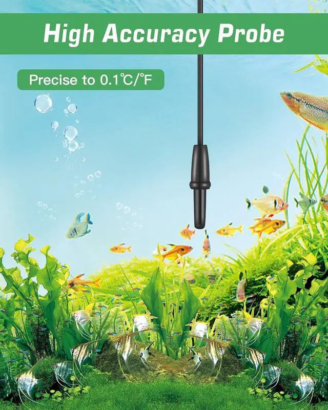 Alt view image 3 of 7 - Petbank LCD Digital Aquarium Thermometer Fish Tank Water Terrarium Temperature