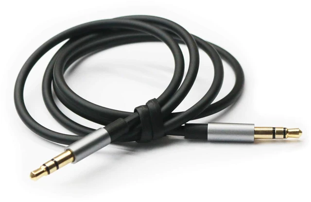 Alt view image 5 of 6 - NEW NEOMUSICIA Replacement Cable Compatible with Sony MDR-XB950BT, MDR-10R, MDR-10RC, MDR-10RBT, MDR-NC50, MDR-NC200D Headphones Black 4.5ft/150cm