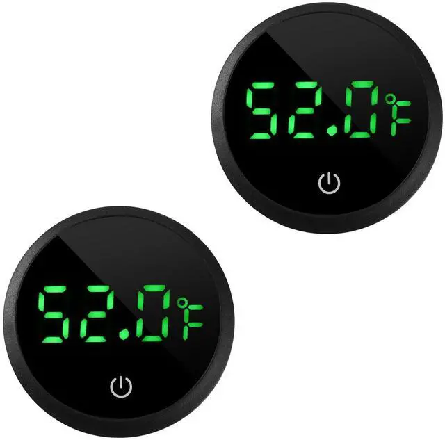 Main image of Aquarium Thermometer Digital Fish Tank Thermometer with Spare Battery 2pack | Highly Accurate,Led Display,Stickable Fish Tank Temperature Gauge for Betta Axolotl Turtle Tank