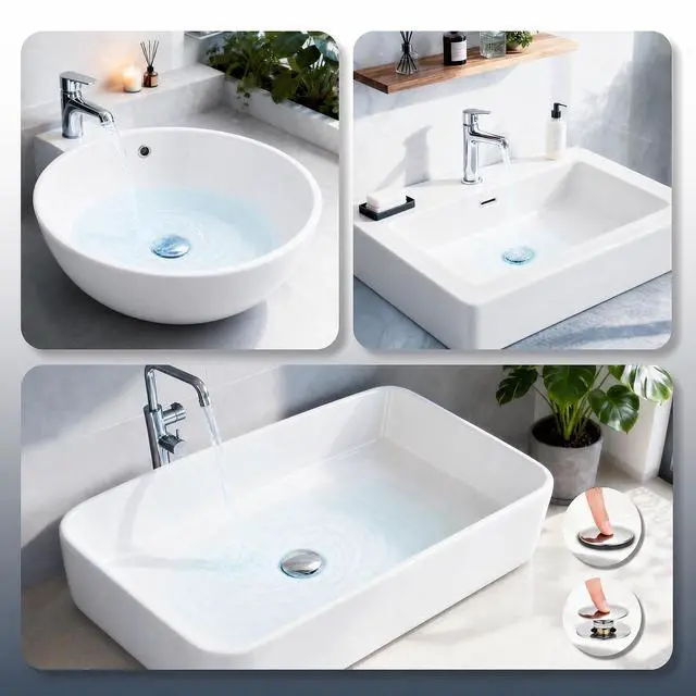 Alt view image 4 of 7 - HUAERSICO Pop-Up Stainless Steel Bathroom Sink Drain Stopper with Filter | Universal 1.1"-2.17" Drains, Brass Core & Stainless Steel Mesh, Hair Catcher 3 in 1 bathroom Sink Stopper Strainer