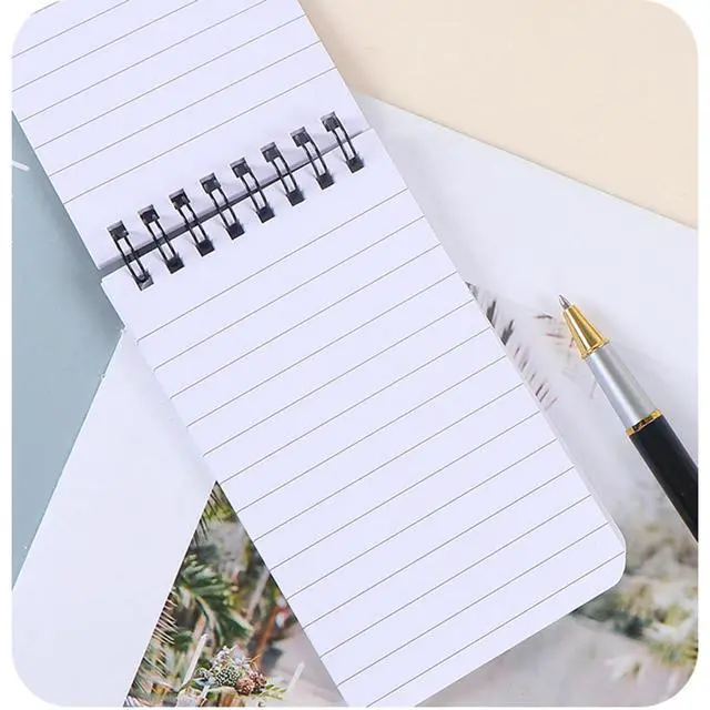 Alt view image 3 of 7 - TsuvyXeg Spiral Notebook Small Pocket Notebook Mini Notepad Pocketbook Jotter 3" x 5" for Work School Office Travel 6pcs