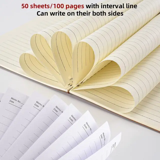 Alt view image 3 of 7 - TsuvyXeg Spiral Notebook Pocket Notebook Notepad Pocketbook Jotter 5.5" x 8.3" 100 Pages for Work School Office Travel 2pcs