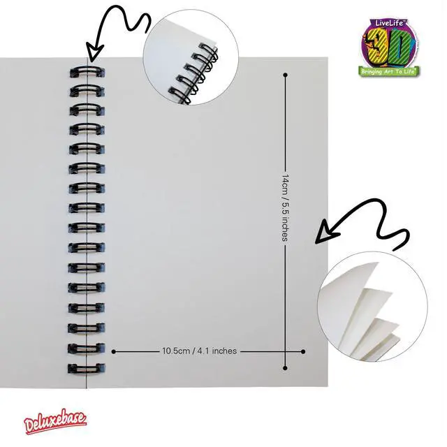 Alt view image 3 of 4 - 3D LiveLife Jotter - Bighorn Sheep from Deluxebase. Spiral Bound A6 5.5x4in Small Notebook with 80 Plain Recycled Pages. Pocket Sized Animal Notepad, Journal or Drawing Book with Cute Cover