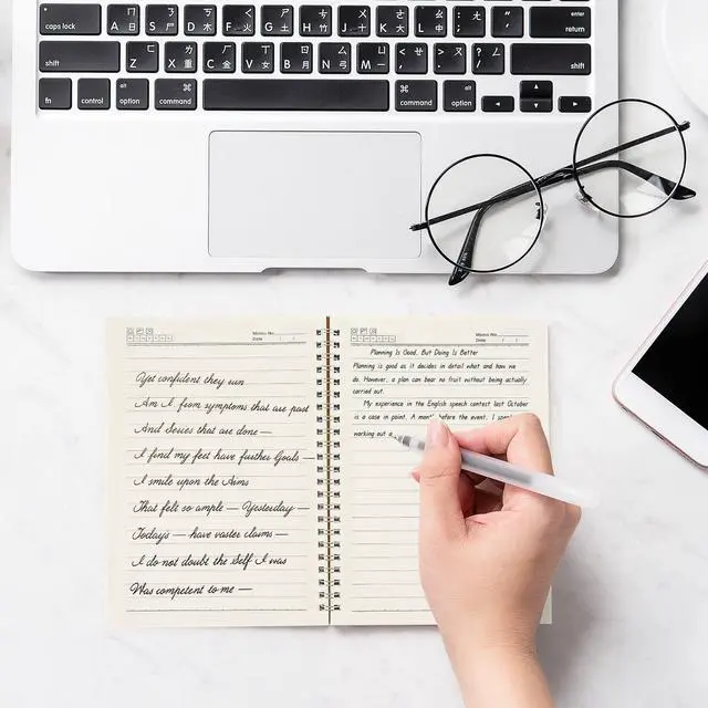 Alt view image 6 of 7 - TsuvyXeg Spiral Notebook Pocket Notebook Notepad Pocketbook Jotter 5.5" x 8.3" 100 Pages for Work School Office Travel 2pcs