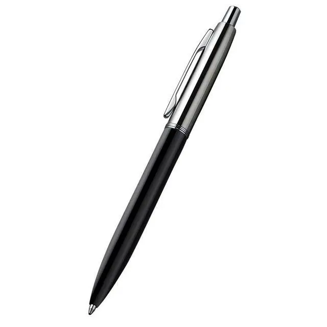 Alt view image 7 of 7 - ChaoQ 3 Pcs Retractable Metal Ballpoint Pens, for Gift, Business, Office | 1.0mm Medium Point Black Ink, 6 Extras Replaceable Metal Pen Refills - Black, White, Gray
