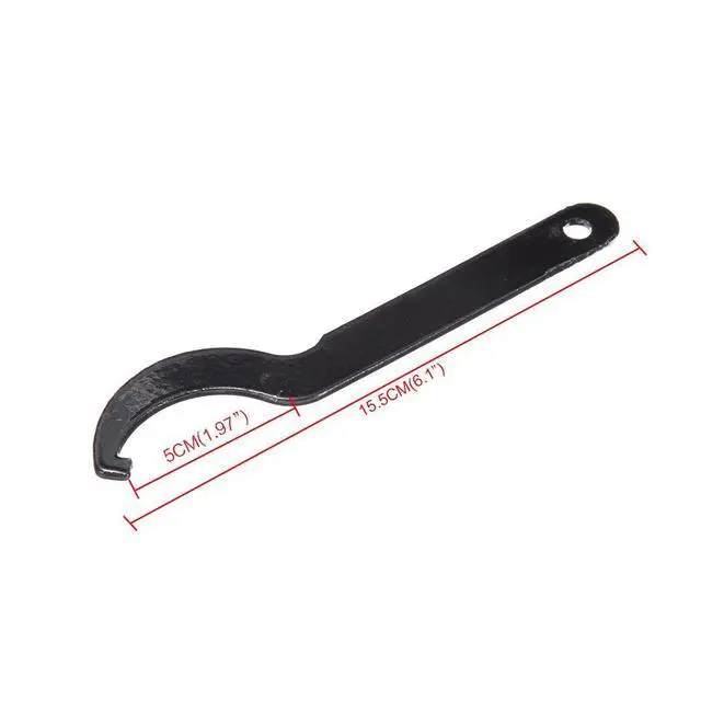 Alt view image 2 of 5 - 2Pcs Universal Motorcycle Shock Absorber Pre Load Spanner Wrench Tool Fit for Honda Kawasaki Yamaha ATV Snowmobile Dirt Bike Motocross | Fit for Honda Kawasaki Yamaha, ATV Snowmobile,