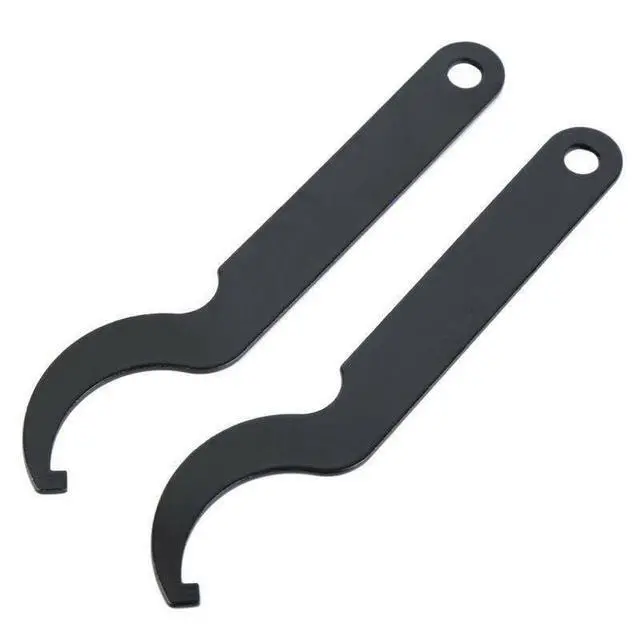 Alt view image 5 of 5 - 2Pcs Universal Motorcycle Shock Absorber Pre Load Spanner Wrench Tool Fit for Honda Kawasaki Yamaha ATV Snowmobile Dirt Bike Motocross | Fit for Honda Kawasaki Yamaha, ATV Snowmobile,
