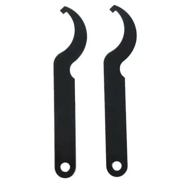 Alt view image 4 of 5 - 2Pcs Universal Motorcycle Shock Absorber Pre Load Spanner Wrench Tool Fit for Honda Kawasaki Yamaha ATV Snowmobile Dirt Bike Motocross | Fit for Honda Kawasaki Yamaha, ATV Snowmobile,