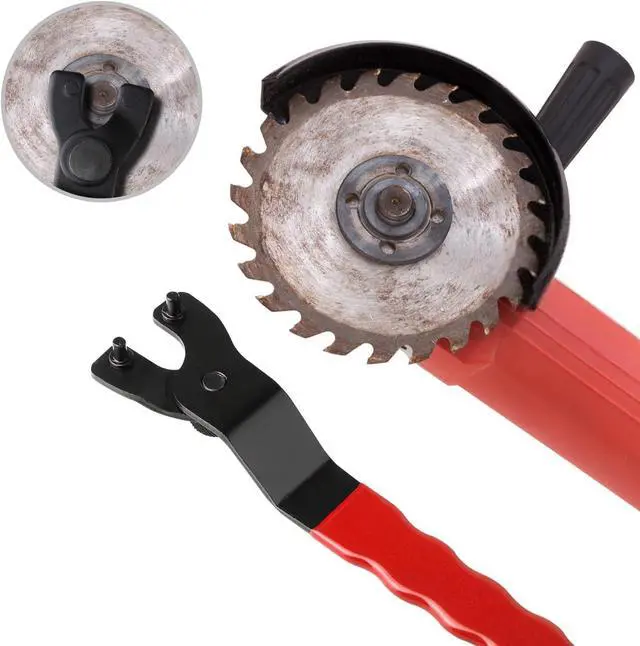 Alt view image 3 of 6 - Golden Pearl Pin Spanner,Spanner Wrench for Grinder,Adjustable Pin Wrench for Angle Grinder Machine(Red)