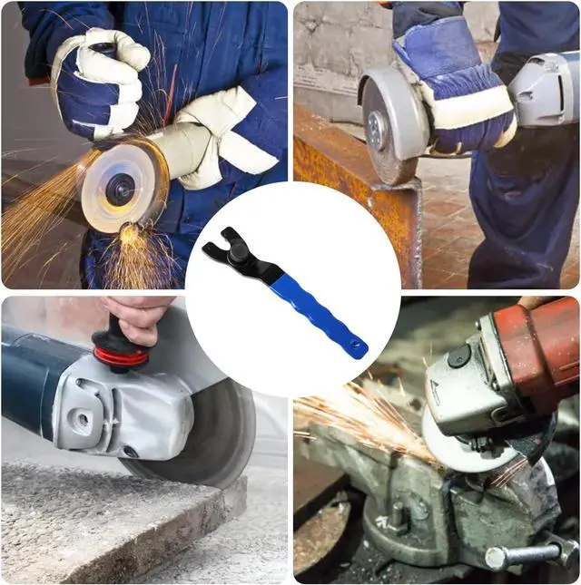 Alt view image 6 of 6 - Golden Pearl Pin Spanner,Spanner Wrench for Grinder,Adjustable Pin Wrench for Angle Grinder Machine(Blue)
