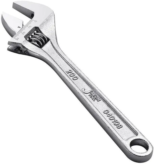 Main image of Jetech 8-Inch Adjustable Wrench - Professional Spanner Cr-V Steel Shifter Spanner with Metric Scale Wide Caliber Opening, for Home, Garage, Workshop and DIY