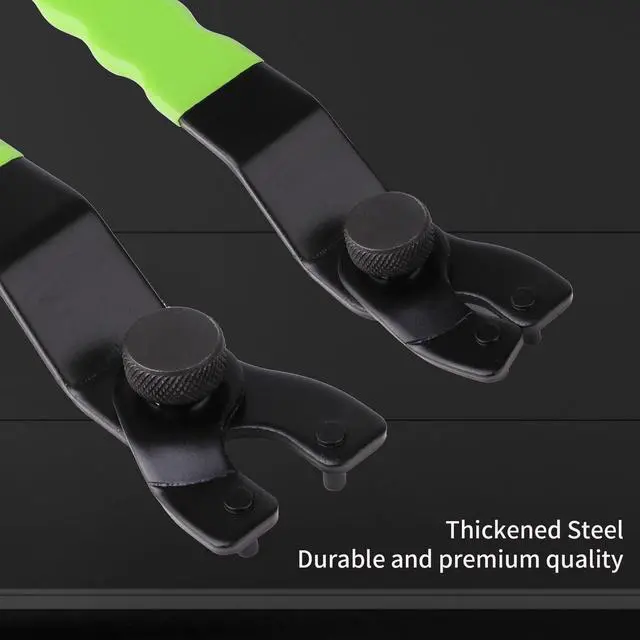 Alt view image 3 of 7 - KINMINGZHU Adjustable Pin Wrench for Angle Grinder Machine,Grinder Spanner Wrench (Green)