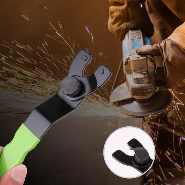 Alt view image 5 of 7 - KINMINGZHU Adjustable Pin Wrench for Angle Grinder Machine,Grinder Spanner Wrench (Green)