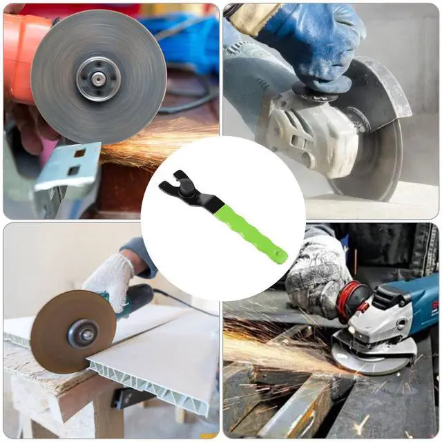 Alt view image 7 of 7 - KINMINGZHU Adjustable Pin Wrench for Angle Grinder Machine,Grinder Spanner Wrench (Green)