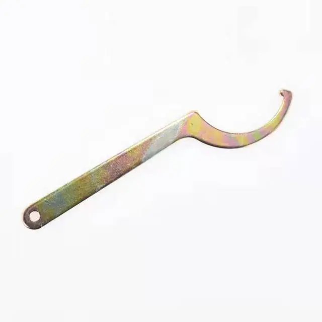 Alt view image 6 of 7 - 2 Pack Coilover Wrench Spanner Set C-Shape Hook Wrenches Tool for 42mm-62mm Nut Motorcycle Dirt Bike Coil Over Suspension System Shock Absorber Adjustment