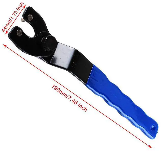 Alt view image 2 of 2 - Luomorgo Adjustable Spanner Wrench Lock-Nut Wrench | for Angle Grinders, Dewalt, Makita, 4 Inch - 9 Inch