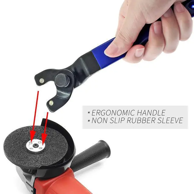 Alt view image 6 of 6 - Cionyce Adjustable Pin Spanner Wrench Lock-Nut Angle Grinder Wrench | For Dewalt Makita, 4 Inch to 9 Inch Angle Grinders