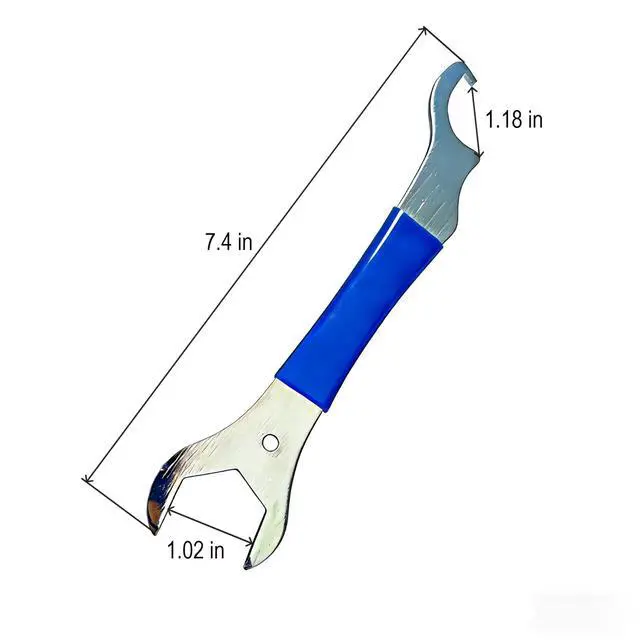 Alt view image 2 of 7 - HXILAJM Beer Faucet Wrench Heavy Duty Draft Beer Tap Wrench - 26mm Metric Open-End Hex Nut Keg Spanner for Draft Beer Couplers and Kegerators