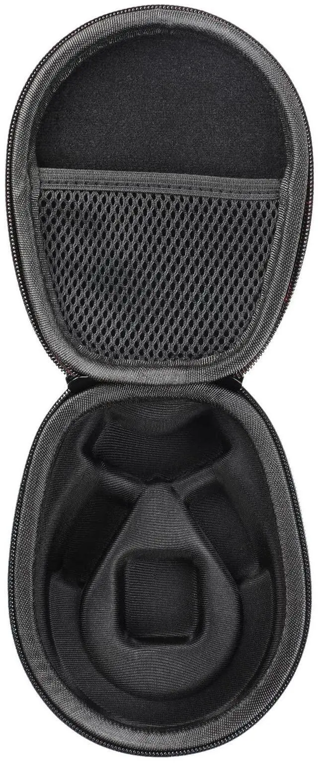 Alt view image 2 of 6 - Wyngee Hard Case Compatible with AfterShokz Trekz Air/Aeropex/Titanium Mini Open Ear Wireless Bone Conduction Headphones AS650 / AS800, EVA Storage Pouch for Charging Cable, Gray