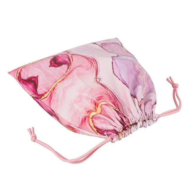 Alt view image 5 of 6 - Geekria NOVA Headphones Pouch Compatible with Bose QC Ultra, JBL Tour One M3, AKG Y500, Headset Carrying Bag, Soft Travel Pouch for Over-Ear Headphones(Pink Marble PU)