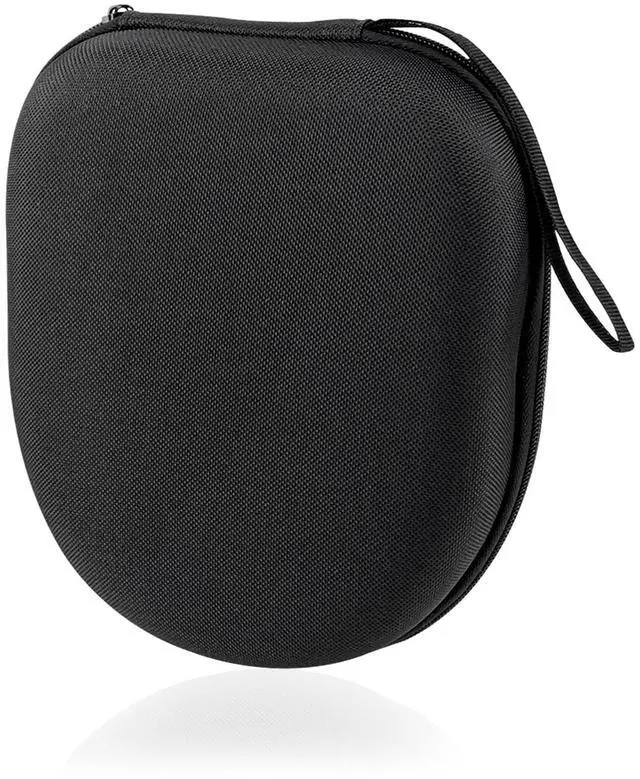 Main image of ZUFECY Large Headphone Case, Hard EVA Shell Protective Storage Box with Mesh Pocket, Compatible with Most Over-Ear Headphones (Black, 8.6"x7.5"x2.3")