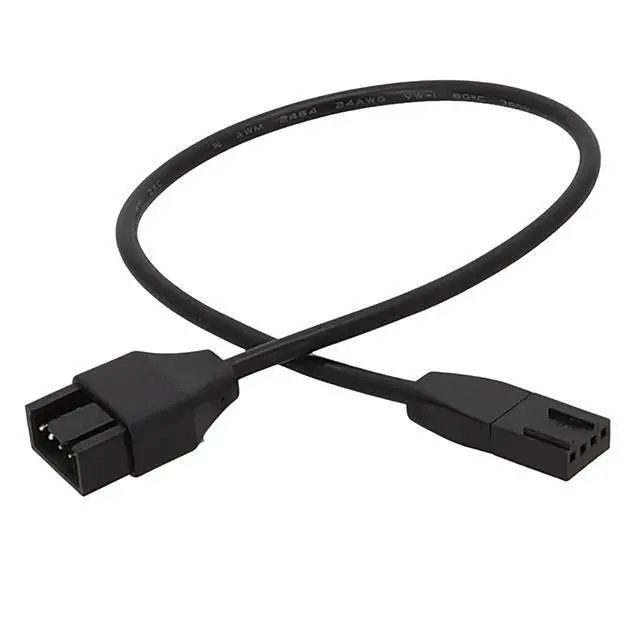 Alt view image 6 of 6 - JAGTRADE Motherboard Fan Cable 30cm/50cm/100cm Computer Cooling Fan PWM Temperature Control 4Pin Extension Cable Case Fan Power Extension Cable