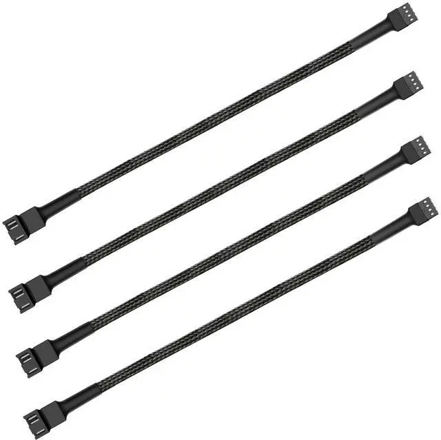Main image of 12" PWM Fan Extension Cable, 4-Pin PC Cable (30cm, 4pcs)