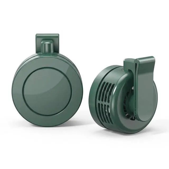 Main image of SYBOYEGE Mini Clip on Fan Portable, 2026 Rechargeable Small Personal Cooling Fan with 3 Speeds 900mAh Battery, 360° Adjustable Handheld Fan Clip for Hat Shirt Belt Bag Travel Outdoor Office (Green)