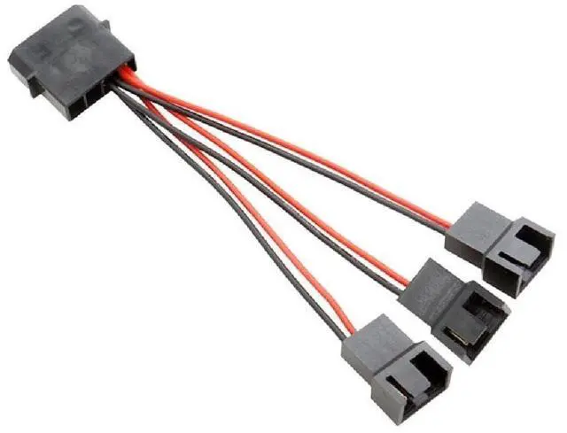 Main image of Computer for Case Fan IDE Large 4pin to Small 4pin Fan Power Adapter D Port Extension Cable 1 to 1/2/3/4 4P Splitter 12V