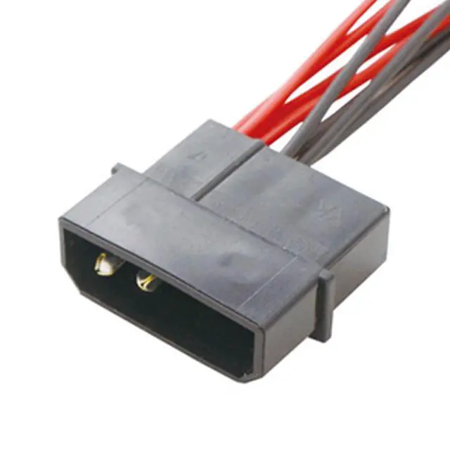 Alt view image 7 of 7 - Computer for Case Fan IDE Large 4pin to Small 4pin Fan Power Adapter D Port Extension Cable 1 to 1/2/3/4 4P Splitter 12V