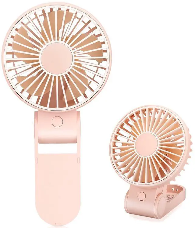Main image of TriPole Mini Handheld Fan USB Portable Fans Rechargeable Battery Operated Foldable Desk Fan 3 Speed Hanging Personal Fan for Home Office Indoor Use Outdoor Travel