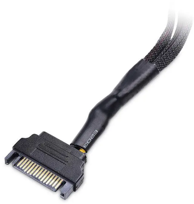 Alt view image 3 of 5 - Cable Matters 2-Pack Case Fan Splitter Cable with SATA Power, 16 inches | 3 Computer Case Fan Splitter Cable
