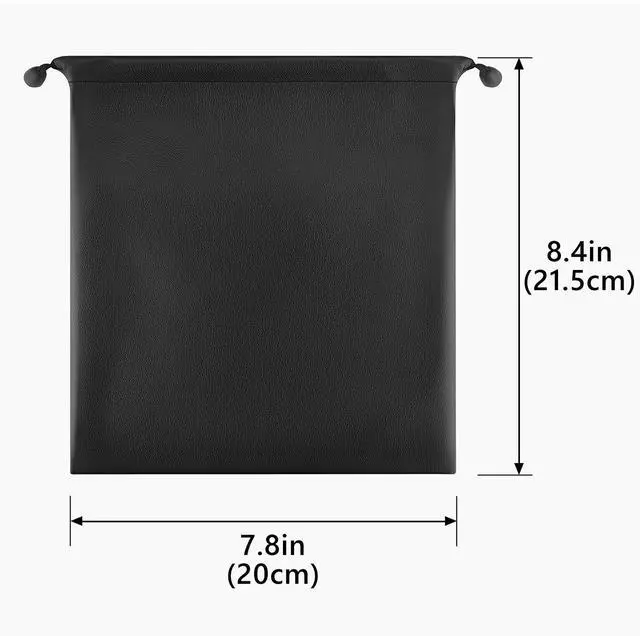 Alt view image 3 of 7 - Geekria Headphones Pouch, Compatible with Sony WH-1000XM6, WH-1000XM4, Bose QC Ultra II, QC 45 and More, Universal Headset Pouch/Portable Travel Bag (Black PU)