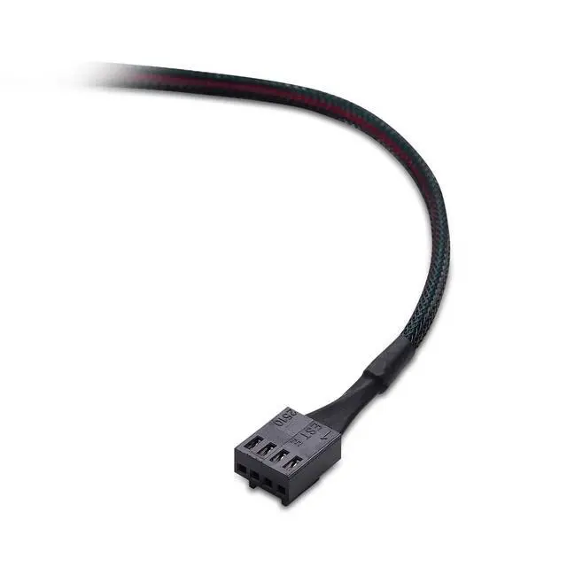 Alt view image 4 of 5 - Cable Matters 2-Pack PWM 4-Pin Fan Extension Cable, 12 inches | PWM Fan Cable, 4-Pin Male to Female, Extends PC Fan Connection