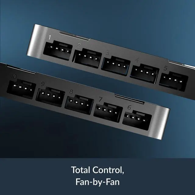 Alt view image 2 of 7 - ARCTIC Fan Controller 10 Ports with Individual PWM Control