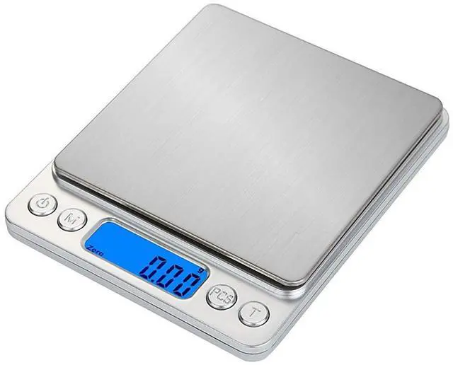 Main image of 3000g 6.6lb Digital Kitchen Food Scale with 0.1g Accuracy, Digital Kitchen Scale for Food, Tare Function, and LCD Display - for Cooking, Baking, and Jewelry