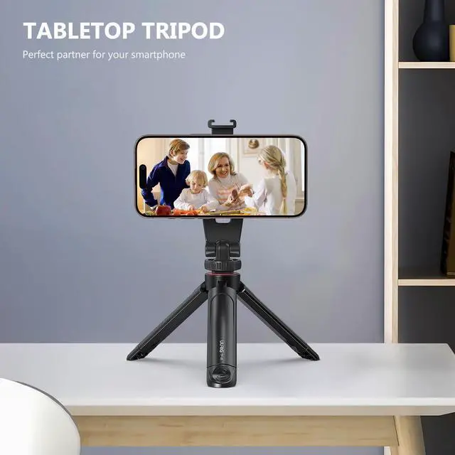 Alt view image 6 of 7 - VRIG TP-05 Extendable Mini Tripod with 1/4" Screw, Mini Camera Tripod | Desktop/Tabletop Small Tripod for Camera, Gimbal, Handle Grip Stabilizer, DJI Pocket 3, 4, Xtra Muse, Insta360 Luna Series