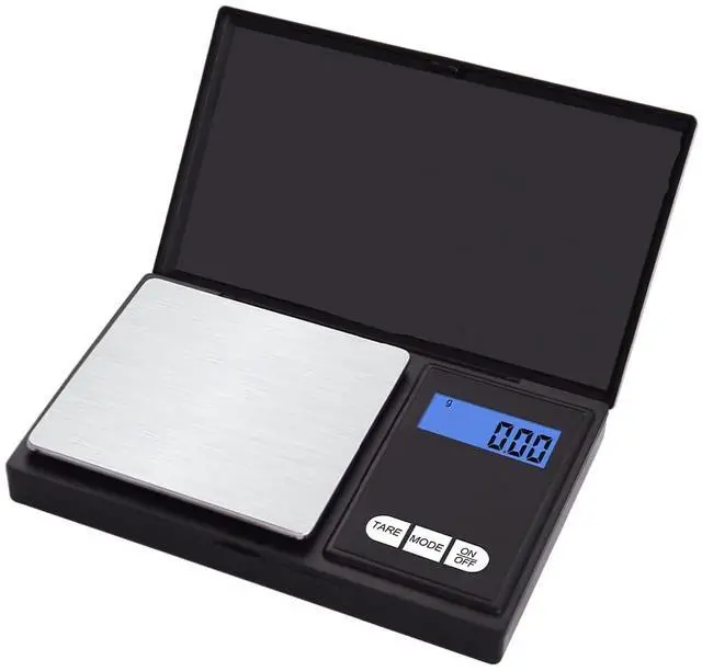 Main image of PeakTrend Gram Scale, Mini Scale Digital Pocket Scale,200g x 0.1g,Digital Grams Scale, Food Scale, Jewelry Scale Black, Kitchen Scale, Precision Scale Grams Ounces Grains, Portable Travel