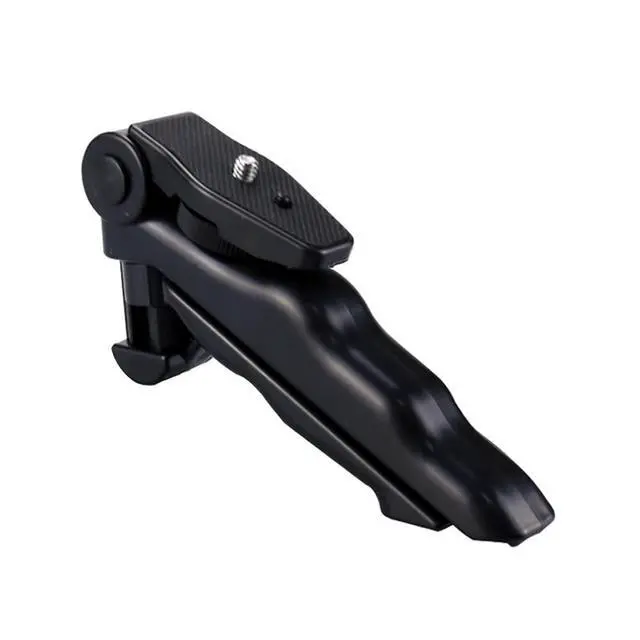 Alt view image 2 of 7 - Walway Foldable Mini Table Tripod Stand Hand Grip with 1/4" Screw Compatible with Gopro/Smartphones/Compact Cameras DSLRs for Vlogging, Live Streaming, Zoom Meeting
