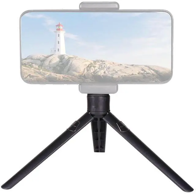 Alt view image 5 of 7 - XINNIKESI Camping Gear, Desktop Tripod Camping Lamp Bracket 1/4 Screw Phone Holder Rack Lightweight Phone Tripod for Outdoor Indoor