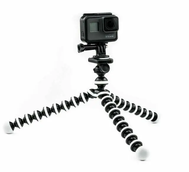 Alt view image 5 of 7 - REFLEX CAMERA 1/4-20 Mini Gorilla pod Stand Flexible Adjustable Octopus Tripod for Phone & Camera, Lightweight Portable Tripod for Vlogging, Travel, Photography & Video Recording