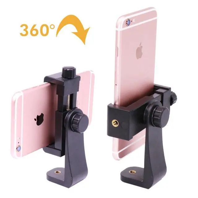 Alt view image 3 of 7 - AFAITH Cell Phone Tripod Mount with Remote, Phone Holder Adapter Selfie Monopod with Adjustable Clamp for iPhone 16 15 14 13 12 11 Max Pro Phone X XR Xs 6 7 8 P,Samsung